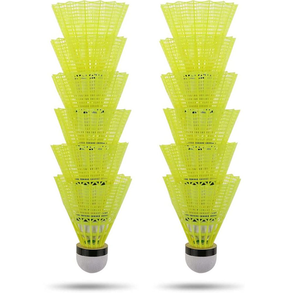 Feather Shuttlecock - Volantes de bádminton de nailon con