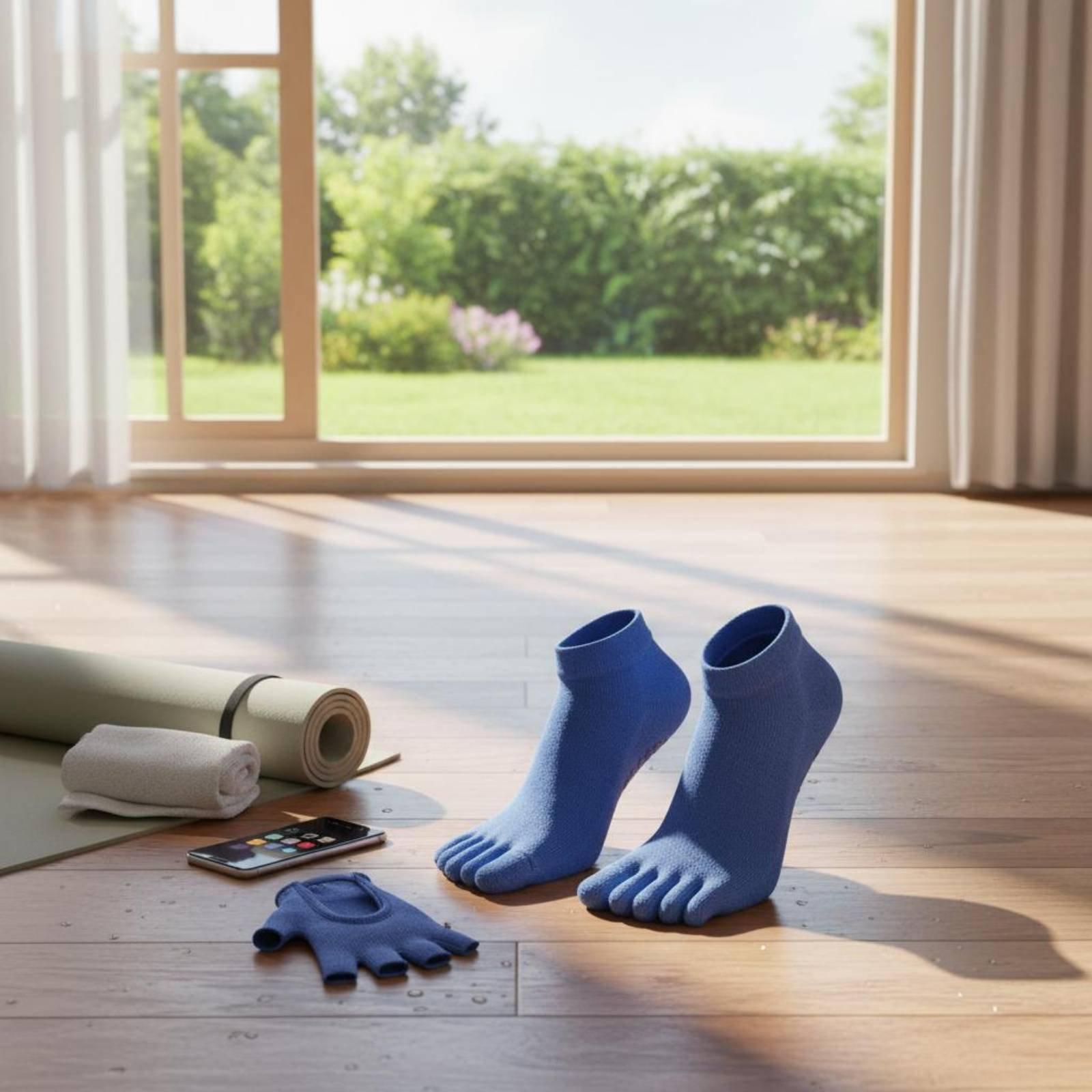 Sports Grip - Calcetines deportivos para mujer, calcetines antideslizantes