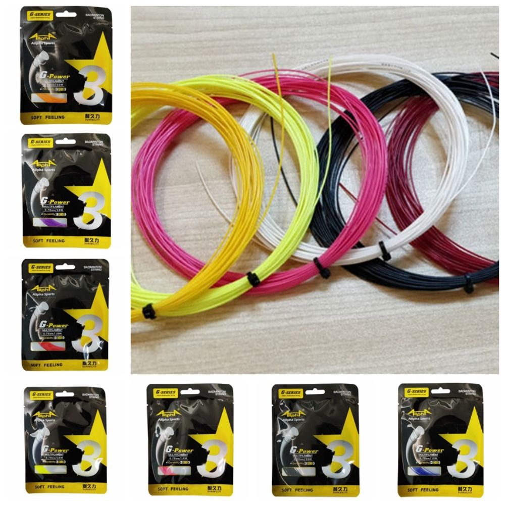 Badminton Racket Carbon - Cuerda de Bádminton G3 de 0.7mm,
