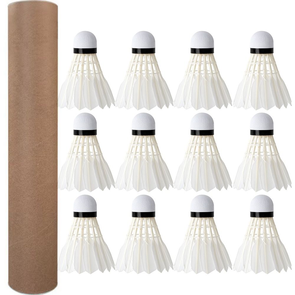 Feather Shuttlecock - Volante de bádminton profesional de plumas