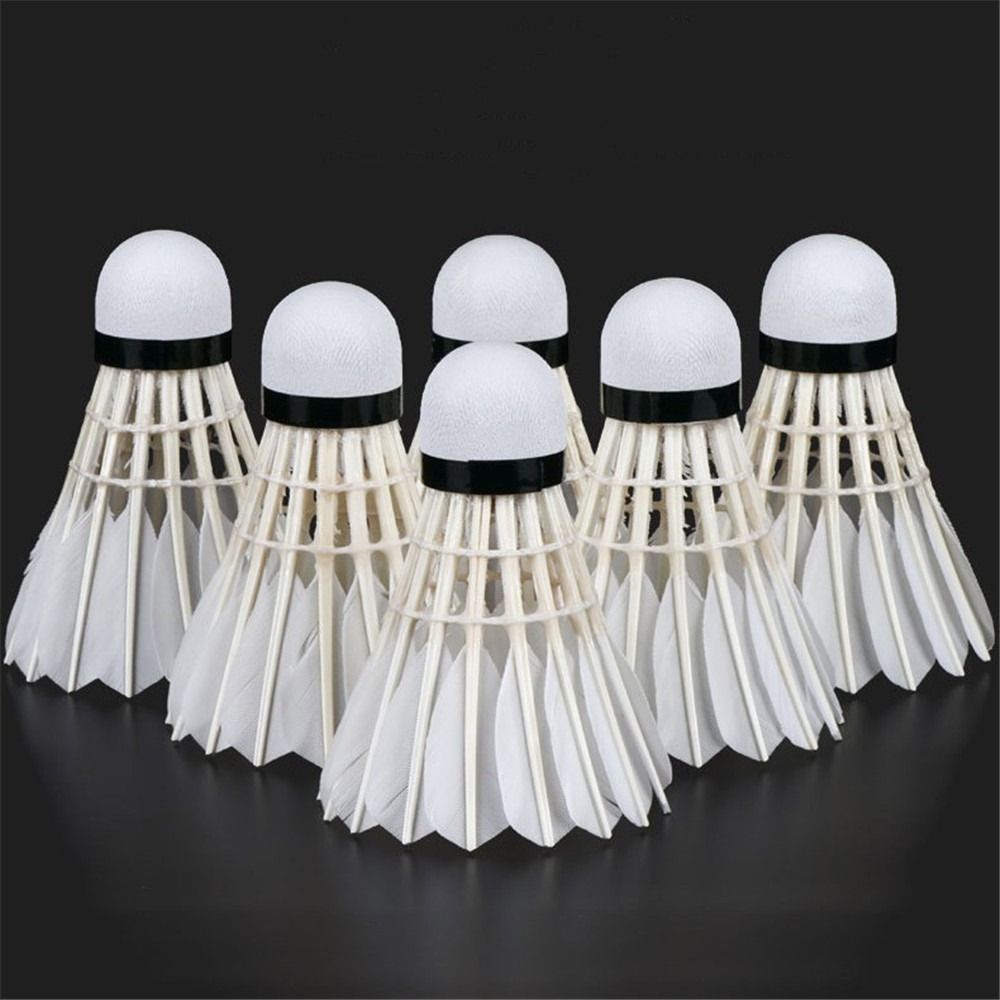 Feather Shuttlecock - Volante de bádminton blanco nuevo, pelotas