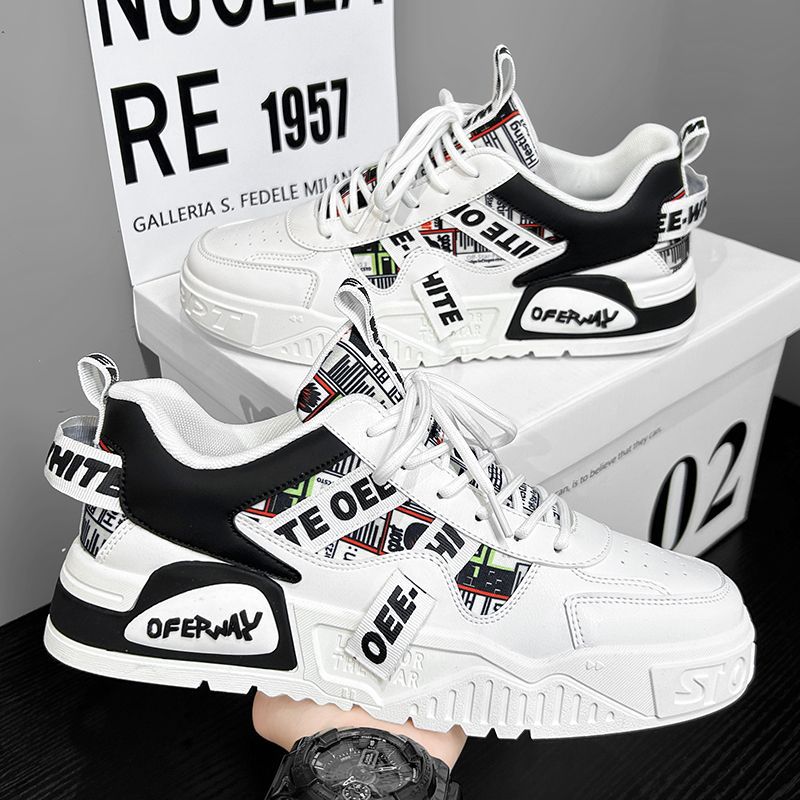 Badminton Shoes - Zapatillas de cuero informales a la