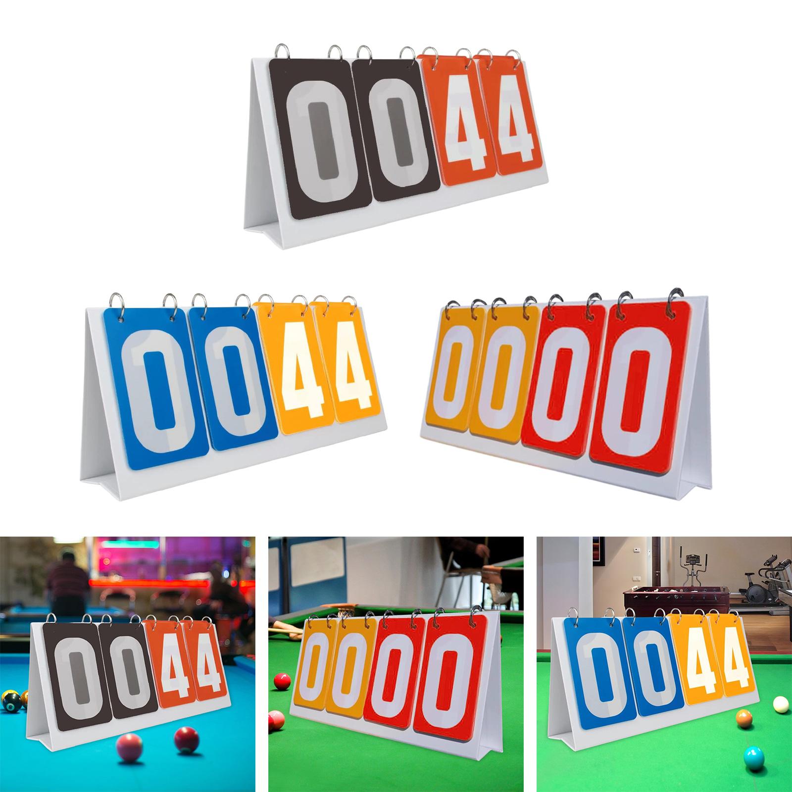 Tablero de conteo manual de 4  - Scoreboard Digital reseña y precio