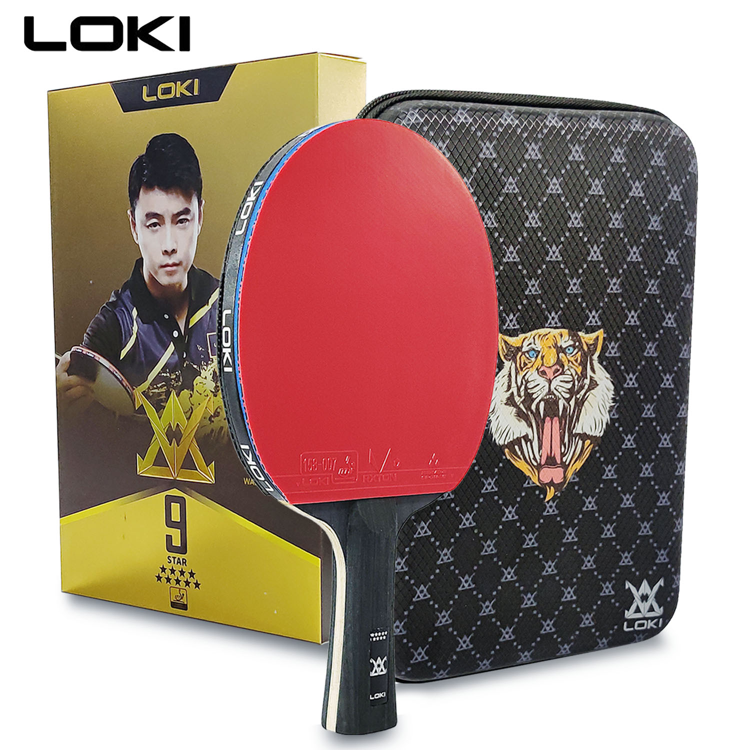 Raqueta de tenis de mesa LOKI  - Badminton Racket Carbon reseña y precio