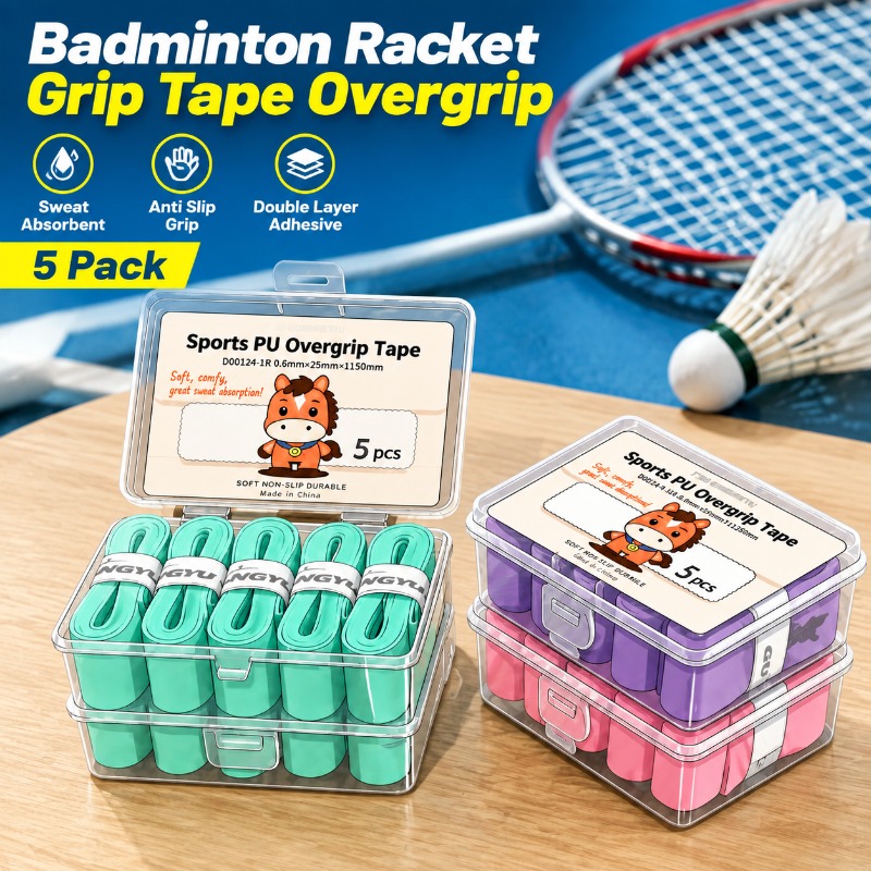 Cinta de agarre para raqueta d - Badminton Grip reseña y precio
