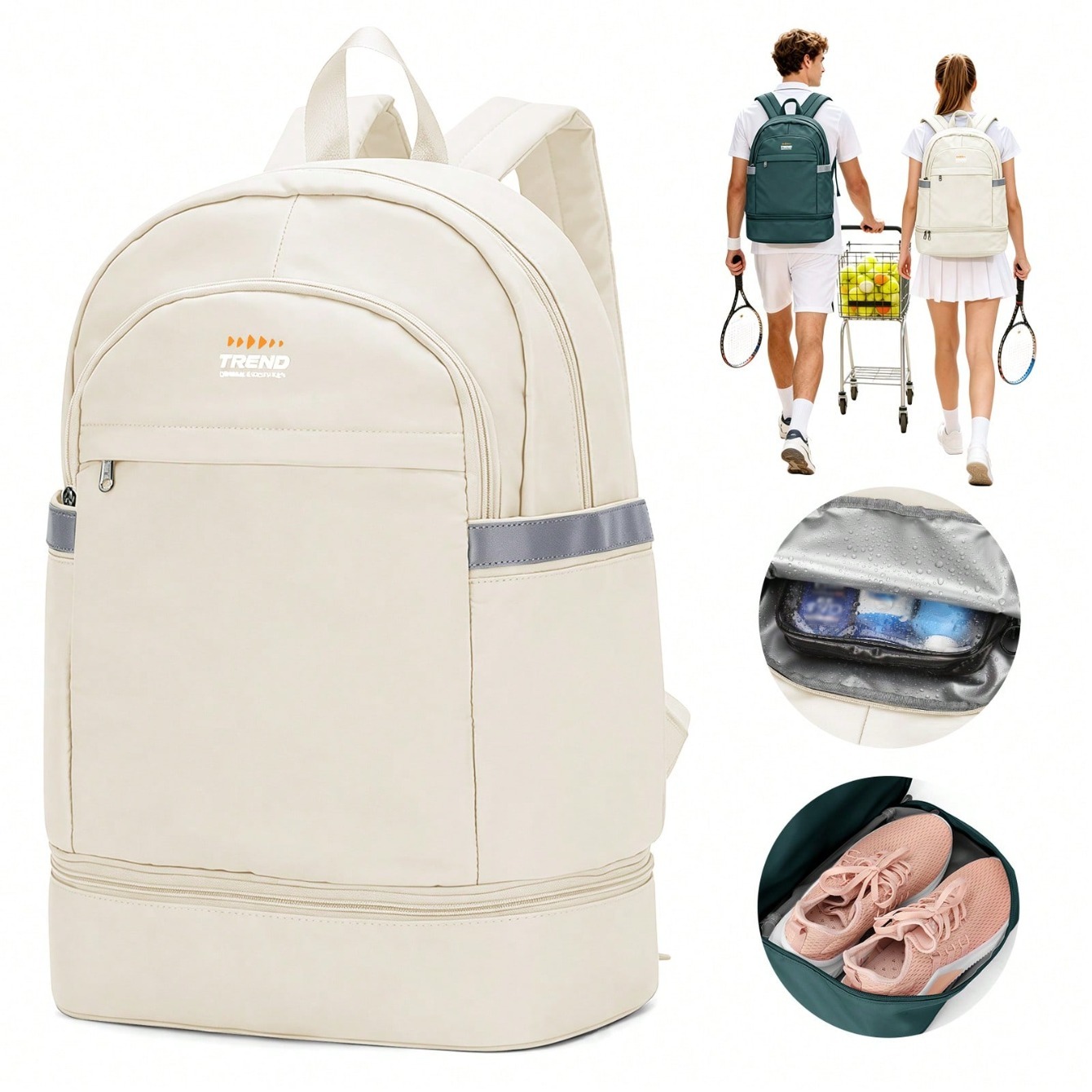 Mochila informal para mujer, m - Badminton Bag reseña y precio