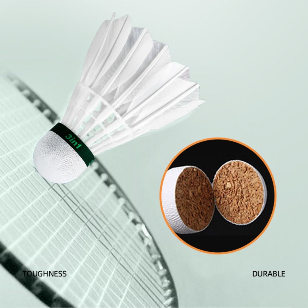 3/6/12 Uds volante de bádminto - Feather Shuttlecock reseña y precio