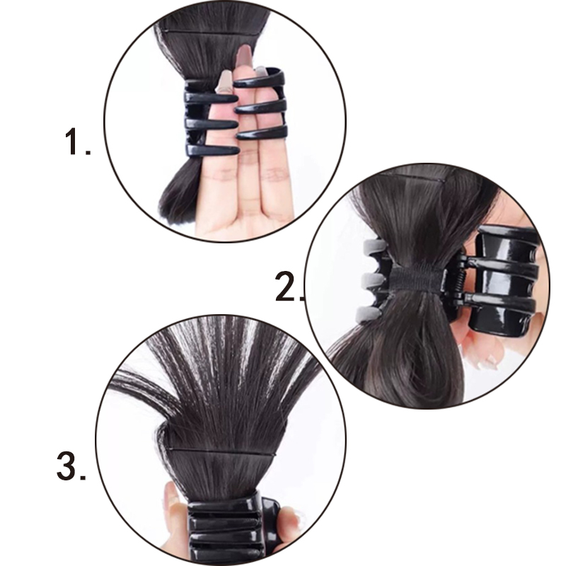 Pinza de pelo de media corbata - Feather Shuttlecock reseña y precio
