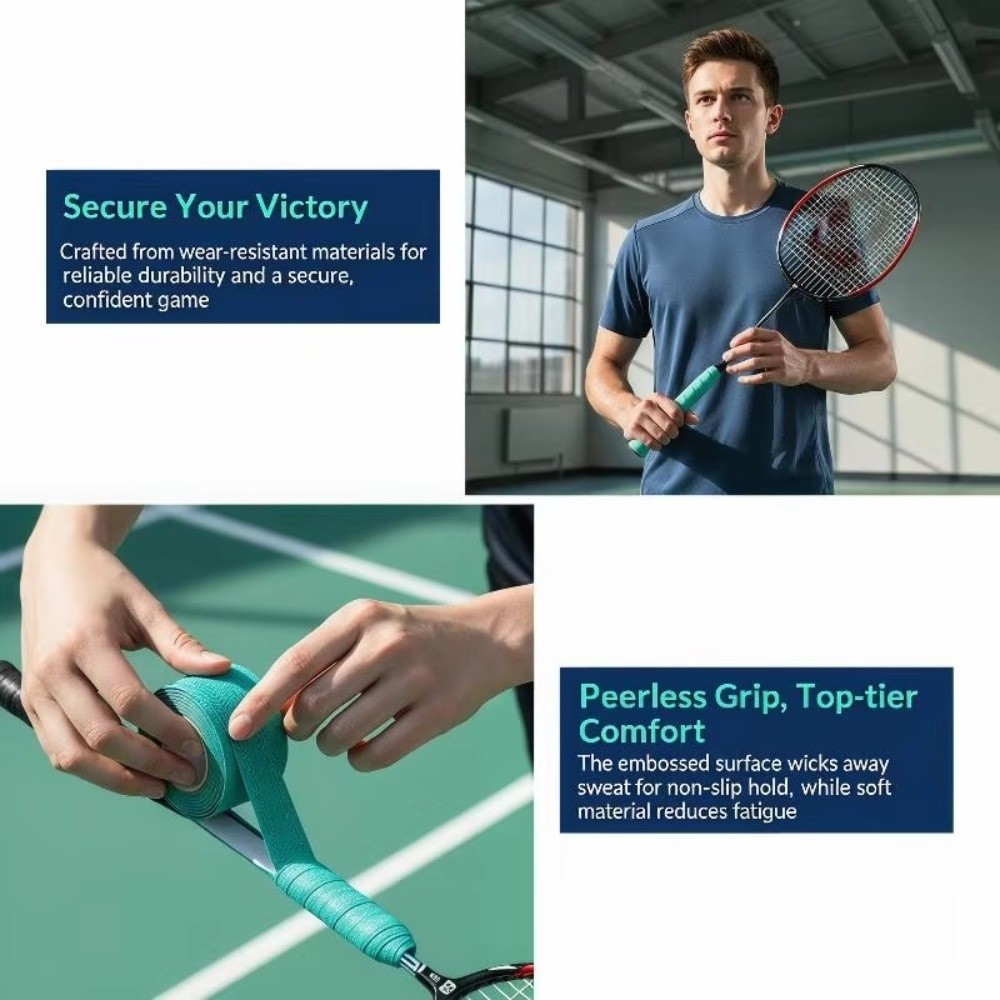 Cinta de agarre para raqueta d - Badminton Materi reseña y precio